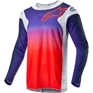 Nejlepší Volba Dres RACER HOEN, ALPINESTARS (šedá/modrá/oranžová) 2024