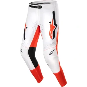 Tovární Cena Kalhoty SUPERTECH WARD, ALPINESTARS (bílá/oranžová, vel. 38)