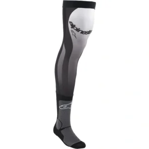 Ponožky pod ortézy KNEE BRACE, ALPINESTARS (černá/bílá) 2024 Jen Po Omezenou Doba