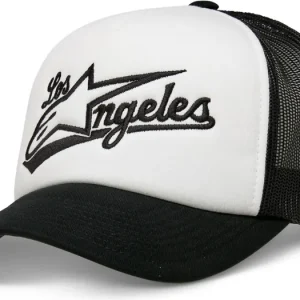 Kšiltovka LOS AGELES FOAM TRUCKER HAT, ALPINESTARS (bílá/černá) Garance Vrácení Peněz