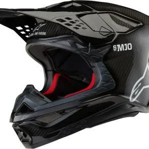 Přilba SUPERTECH S-M10 SOLID, ALPINESTARS (lesklý karbon) Záruka V Ceně