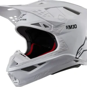 Luxusní Přilba SUPERTECH S-M10 SOLID, ALPINESTARS (bílá)