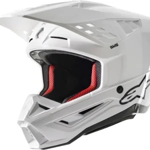 Přilba S-M5 SOLID, ALPINESTARS (bílá) Ruční Výroba