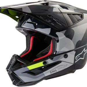 Přilba S-M5 ROVER 2, ALPINESTARS (tmavě šedá/žlutá fluo) Nová Kolekce