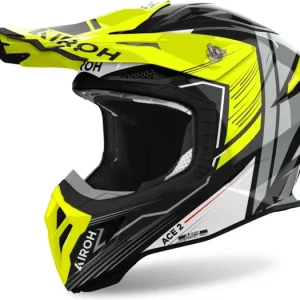Přilba AVIATOR ACE 2 Engine, AIROH (lesklá žlutá, vel. XS) 2025 Luxusní