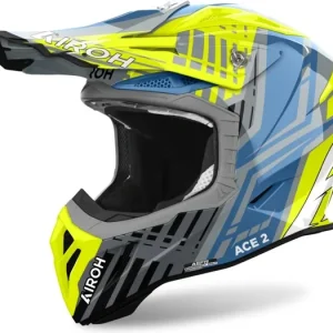 Omezená Nabídka Přilba AVIATOR ACE 2 Proud, AIROH (lesklá žlutá) 2025