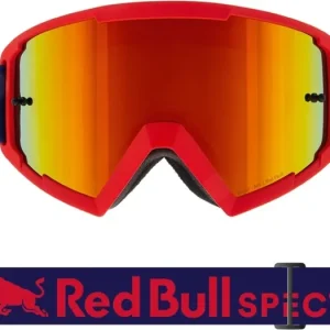 Brýle WHIP, RedBull Spect (červené matné, plexi červené zrcadlové) Vysoce Kvalitní