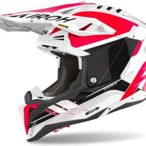 Víkendová Akce Přilba AVIATOR 3 Saber, AIROH (lesklá červená) 2025