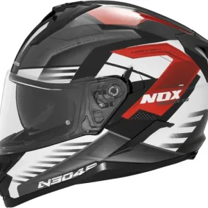 Přilba N304S CARVER, NOX (černá,bílá,červená) 2025 Expresní Doručení