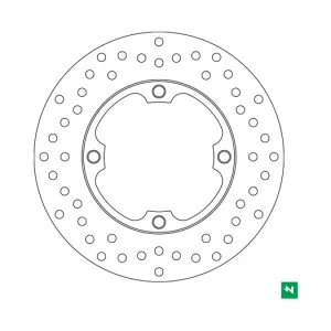 Nízká Cena Brzdový kotouč, NEWFREN M503-328