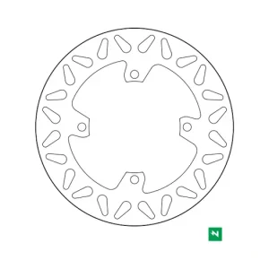 Brzdový kotouč, NEWFREN M503-330 Expresní Doručení