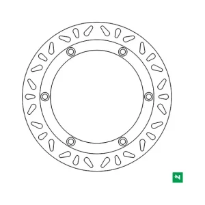 Brzdový kotouč plovoucí, NEWFREN M513-294 Expresní Doručení