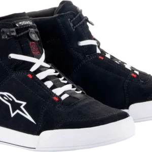 Boty CHROME, ALPINESTARS (černá/bílá/červená) Luxusní