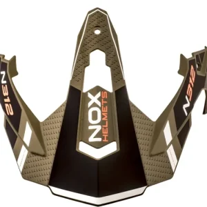 Kšilt pro přilby N312 DRONE, NOX (khaki matná,oranžová) Super Cena
