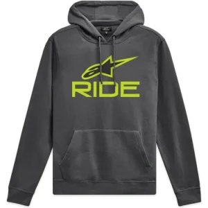 Nejlepší Volba Mikina RIDE 4.0, ALPINESTARS (šedá/žlutá/černá)