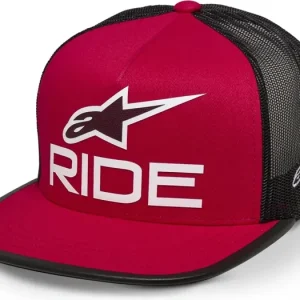 Dokud Zásoby Vydrží Kšiltovka RIDE 4.0ER, ALPINESTARS (červená/černá/bílá)