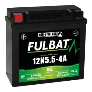 Gelová baterie FULBAT 12N5.5-4A GEL 550981 Speciální Cena