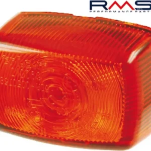 Sklo blinkru - levé/pravé přední RMS 246470180 oranžová Homologace Nejlepší Cena