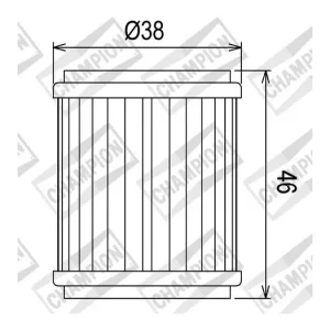 Olejový filtr CHAMPION COF041 100609385 Záruka V Ceně