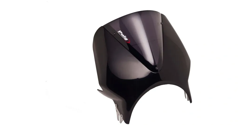 Plexi štít PUIG RETROVISIONS 003NF matná černá tmavá kouřová Cenově Výhodný