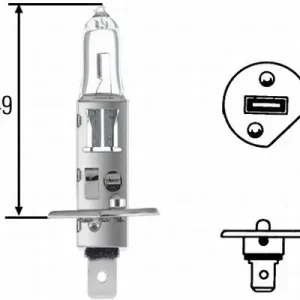 Žárovka TESLA H1,12 V, 55 W, P 14,5 s Přímo Od Výrobce