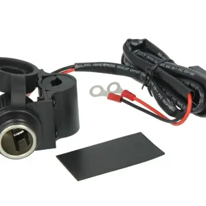 Zásuvka 12V standard s objímkou pro uchycení k řidítků a trubkám o průměru 22 a 25 mm, OXFORD Vrácení Zdarma