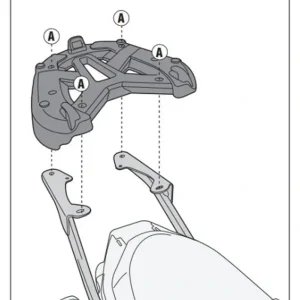KAPPA zadní nosič kufru YAMAHA MT 07 700 (14-17) ( bez plotny ) Akční Cena