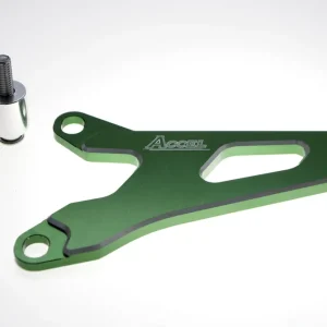 ACCEL kryt ozubeného kola přední YAMAHA YZF 250/450 14-20, 250/450X 16-19, WRF 250/450 16-19, KAWASAKI KXF 250 04-16, SUZUKI RMZ 250 04-06 barva zelená Horká Nabídka