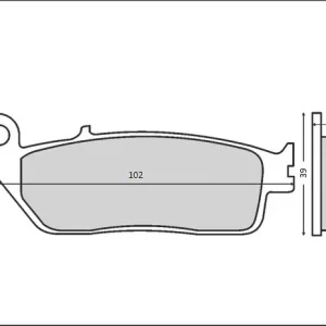 Akční Cena BRENTA brzdové destičky KH226 / KH142 (organické)