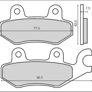 Ihned K Objednání BRENTA brzdové destičky KH165 / KH215 (organické)