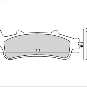 Dokud Zásoby Vydrží BRENTA brzdové destičky KH388 (organické)