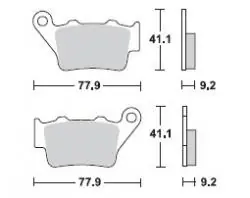 BRENTA brzdové destičky KH208 / KH213 (organické) Limitovaná Edice
