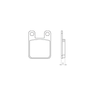 Jen Po Omezenou Doba BRENTA brzdové destičky KH115 sintrované barva zlatá (FT 4015)