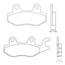 BRENTA brzdové destičky KH197 sintrované barva zlatá (FT 4021) Horká Nabídka