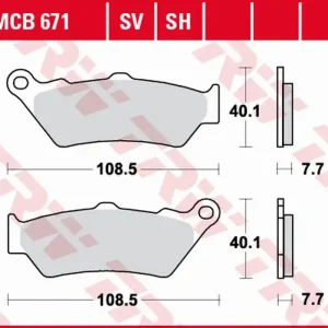 Speciální Cena TRW ZF brzdové destičky KH209 sintrované STREET BMW R 1200/1250 GS/ADV/R/RS/RT 13-, K 1600GT/GTL 11-, DUCATI SCRAMBLER 800, DIAVEL/X DIAVEL 1200/1260 15-, TRIUMPH THUNDERBIRD 1700 11-, ROCKET III 04-16, SCRAMLER 1200 19-, zadní