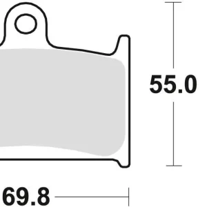 TRW ZF brzdové destičky KH145 KH236 organické SUZUKI GSF 1200 96-00, RF 900 94-97 přední Kup Teď