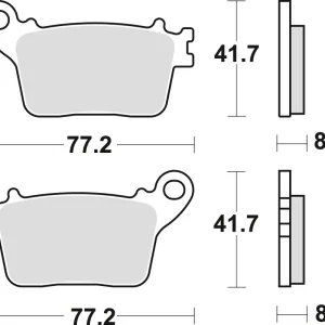Nakupujte Hned TRW ZF brzdové destičky KH436 sintrované CB 600 HORNET 07-15, CBR 600 RR 07-16, CBR 1000 FIREBLADE 06-19, KAWASAKI ZX6R 636 13-, ZX10R / RR 10-, SUZUKI GSXR 600 / 750 11-16 GSXR 1000 09-, YAMAHA R6 17-, R1 15-, zadní