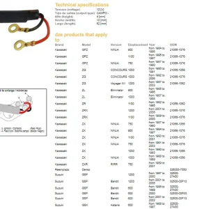 Velkoobchod DZE regulátor napětí SUZUKI GSF/GSX/GSXR, YAMAHA FZR 1000 KAWASAKI GPZ 900/1000/1100, ZZR1100/1200, ZRX1100/1200 (ESR025)
