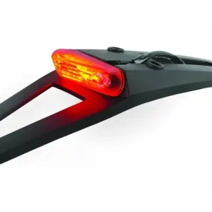 Levný POLISPORT montáž registrační značky s LED světlem 1,1/0,2W (zadní + brzdové) homologované barva černá