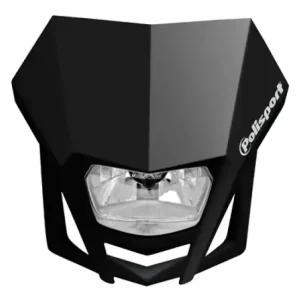 Trendový POLISPORT světlomet přední model LMX (žárovka halogen) barva černá