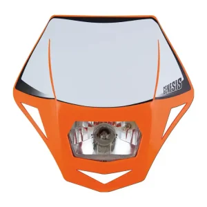 RACETECH (RTECH) světlomet přední GENESIS barva oranžová - Nejlepší Volba