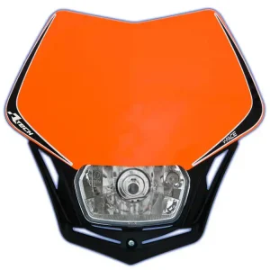 RACETECH (RTECH) světlomet přední V-FACE barva černá/oranžová KTM Expresní Doručení
