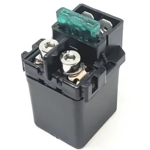 DZE startovací relé startéru HONDA CB 300/500/650/1000/1100/1300; CBR 600/650/900/1000/1100; NC 700; VF 750; PC 800; XRV 750; KAWASAKI EN 500; ER 500/650; GPZ 1100; VN 900/1500/1700; s 750/1000; ZX 600/900/1000 (27010-0787;35850-MR5-007) (150A) Profesionální