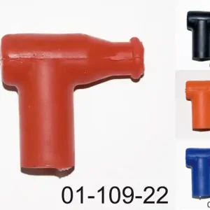 PSYCHIC fajfka na zapalovací svíčky ohnutá barva červená (NGK TB05) Ruční Výroba