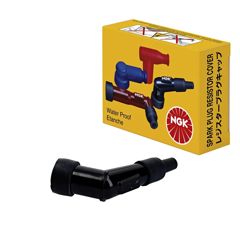 Prémiový NGK fajfka na zapalovací svíčky (NR 8082) ebonitová ohnutá (120) barva černá