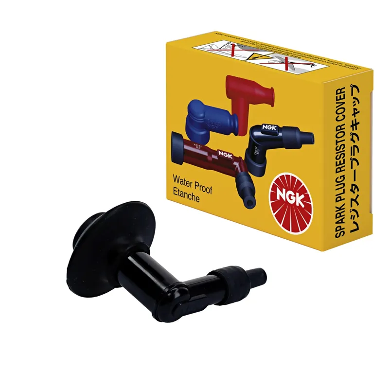 NGK fajfka na zapalovací svíčky (NR 8346) ohnutá (90) barva černá s gumovou krytkou otvoru svíčky Značkový