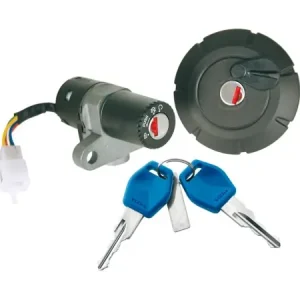 V PARTS (VICMA) spínač zapalování + víčko/zátka YAMAHA DT 50/ XT 125 (10857) Super Cena