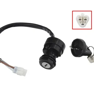 Sezónní Sleva BRONCO spínač zapalování KAWASAKI BRUTE FORCE 650 05-13,/750 05-21, PRAIRIE 650 02-03/700 04-06, KFX 700 04-11 (27005-1230;27005-1267;27005-0019)