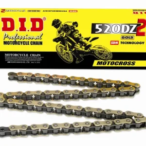 Dokud Zásoby Vydrží DID hnací řetěz 520DZ2GB-114 (114-článků) bez O-kroužků zlatá rozpojený + spona