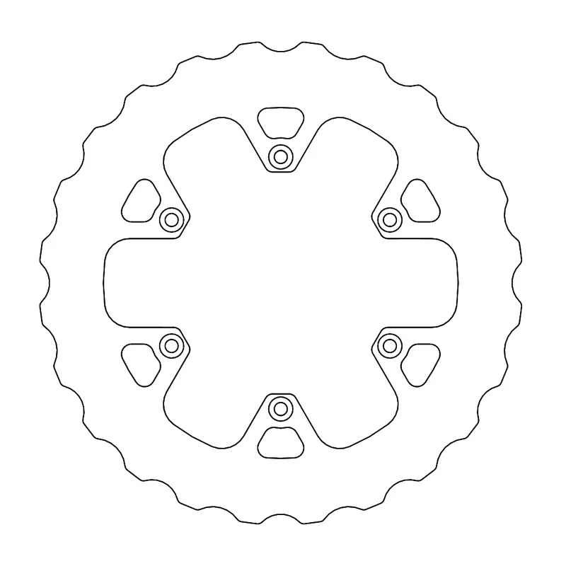 MOTO-MASTER brzdový kotouč zadní (plný) FIXED MUD sérieS (bláto) 240mm do BETA 250/300/350/390/400/430/450/480/498/500 RR 13-24 Novinka